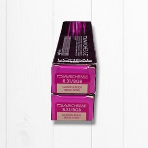 L'Oreal Professionnel DIARichesse 2 Tubes Ammonia-Free 8.31/8GB Golden Beige